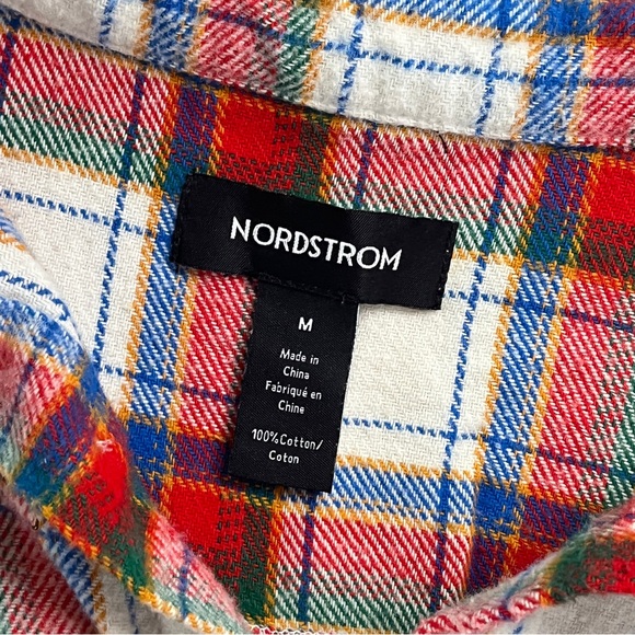 Nordstrom Plaid Flannel Pajama Set - Picture 7 of 8